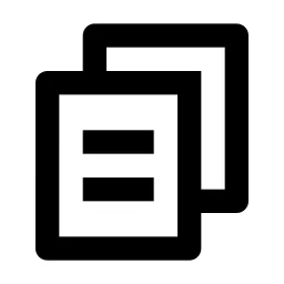 File Copy 2 Line Icon