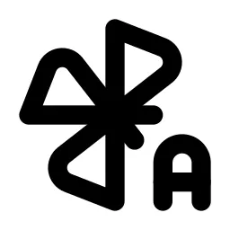 Car Fan Auto Line Icon