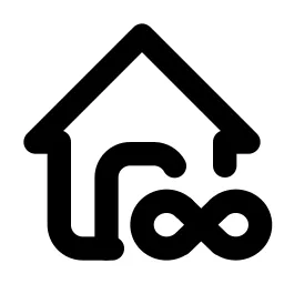 Home Infinity Line Icon