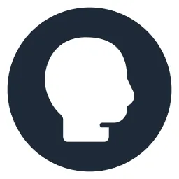 Head Circle Solid Icon