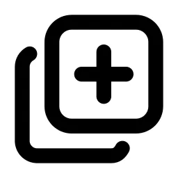 Library Plus Line Icon