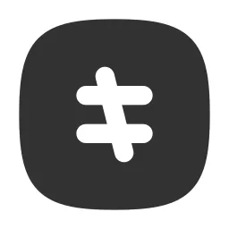 Equal Not Square Fill Icon