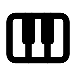Piano Line Icon