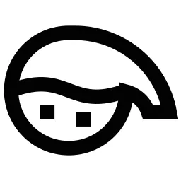 Curved Test Tube Icon