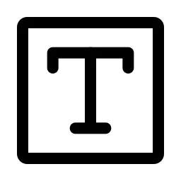 Text Square Icon
