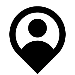 Map Pin User Fill Icon