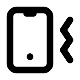Device Mobile Vibration Line Icon