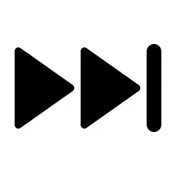 Forward End Mini Fill Icon