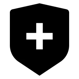 Shield Cross Fill Icon