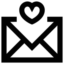 Heart Envelope Icon