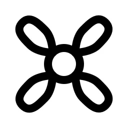 Airplane Helix 45deg Icon