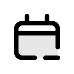 Calendar Minus Duo Icon