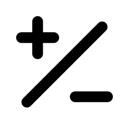 Plus Minus Line Icon