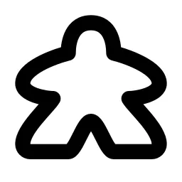 Meeple Line Icon