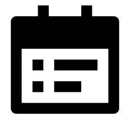 Calendar Todo Fill Icon