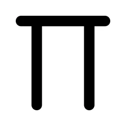 Math Pi Line Icon