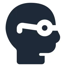 Head Glasses Solid Icon
