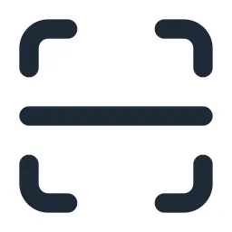Scan Line Solid Icon