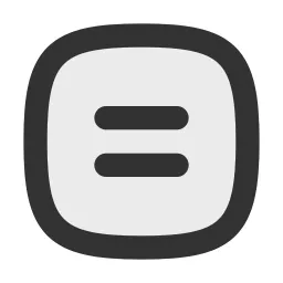 Equal Square Duotone Icon