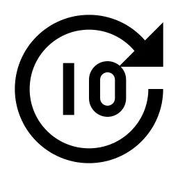 Forward 10 Fill Icon