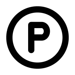 Parking Circle Line Icon