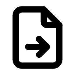 File Arrow Right Line Icon