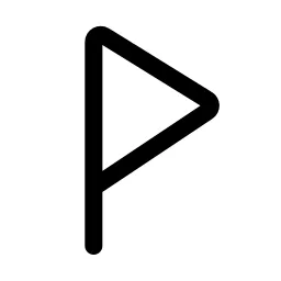 Triangle Flag Icon