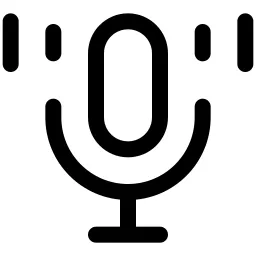 Microphone Speaking Icon