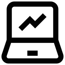 Line Laptop Icon