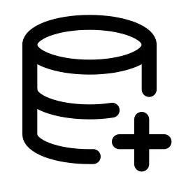 Database Plus Line Icon