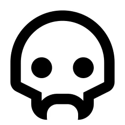 Skull 2 Line Icon
