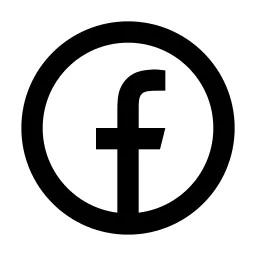 Facebook Circle Line Icon