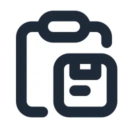 Clibpoard Package Line Icon