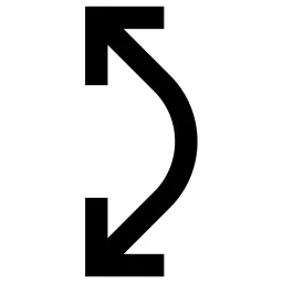 Curving Arrows Left Icon