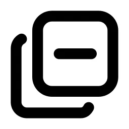 Library Minus Line Icon
