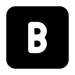 Square Letter B Icon