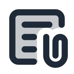 Textbox Attachment Duotone Icon