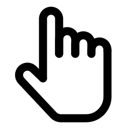 Open Select Hand Gesture Icon