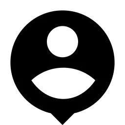 Account Pin Circle Fill Icon