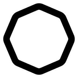 Octagon Line Icon