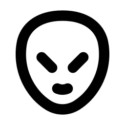 Alien Line Icon