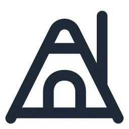 A Frame Line Icon