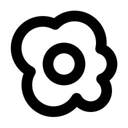 Egg Fried Line Icon