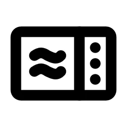 Microwave Line Icon