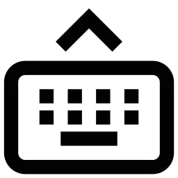 Keyboard Pointer Up Icon