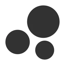 Chart Bubble Fill Icon