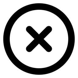 X Circle Icon
