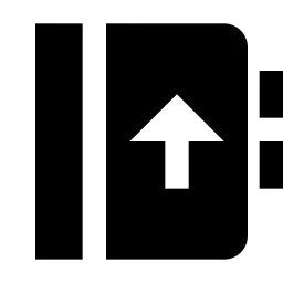 Contacts Book Upload Fill Icon