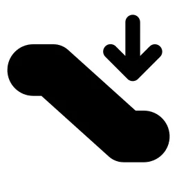 Escalator Down Icon