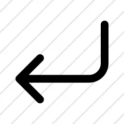 Arrow Corner Down Left Icon